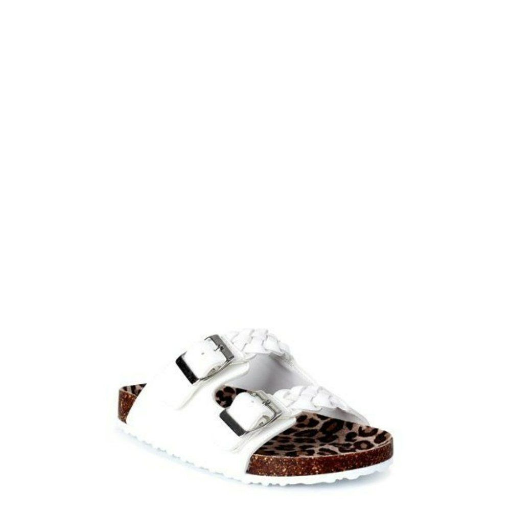 Girls Braided Footbed Sandals (12C)